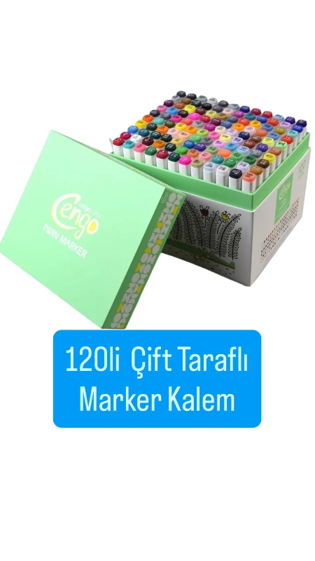 ÇİFT TARAFLI MARKER 168Lİ SET